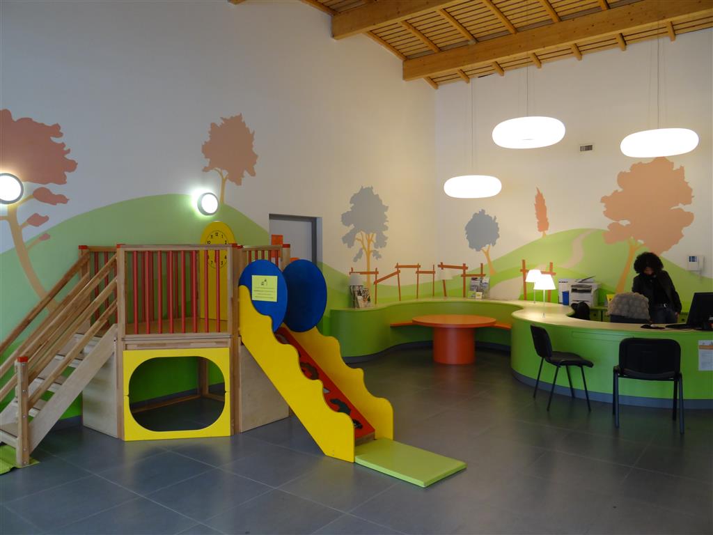 Décor peint intérieur Crèche de Cluses Haute Savoie